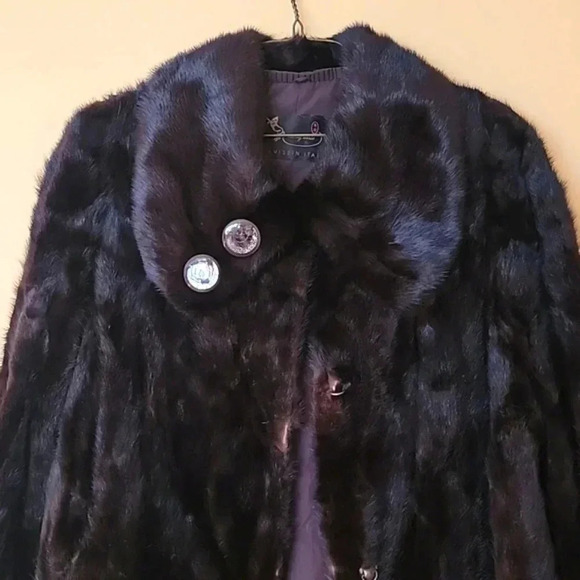 SAFURON MINK OVERCOAT - Picture 3 of 15
